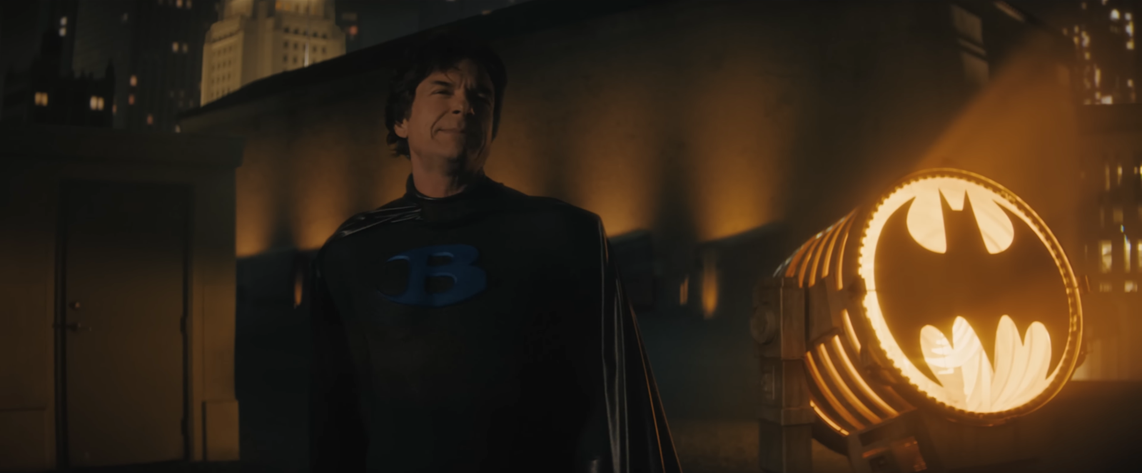 An image from the video wherein Bateman is being shown